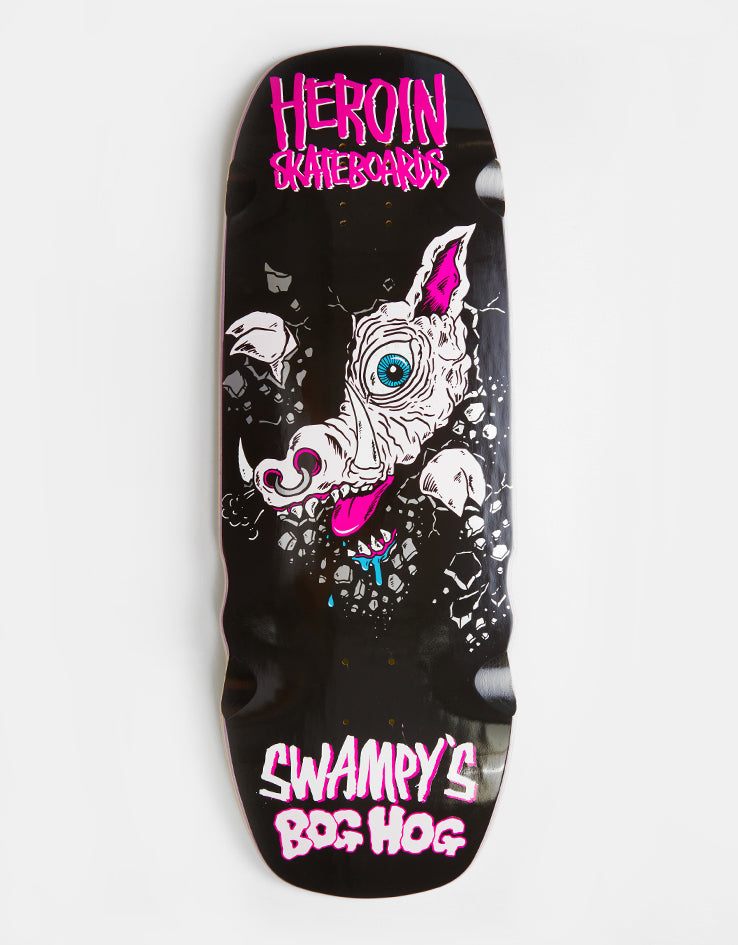 Heroin Swampys Bog Hog Skateboard Deck - 10.75”