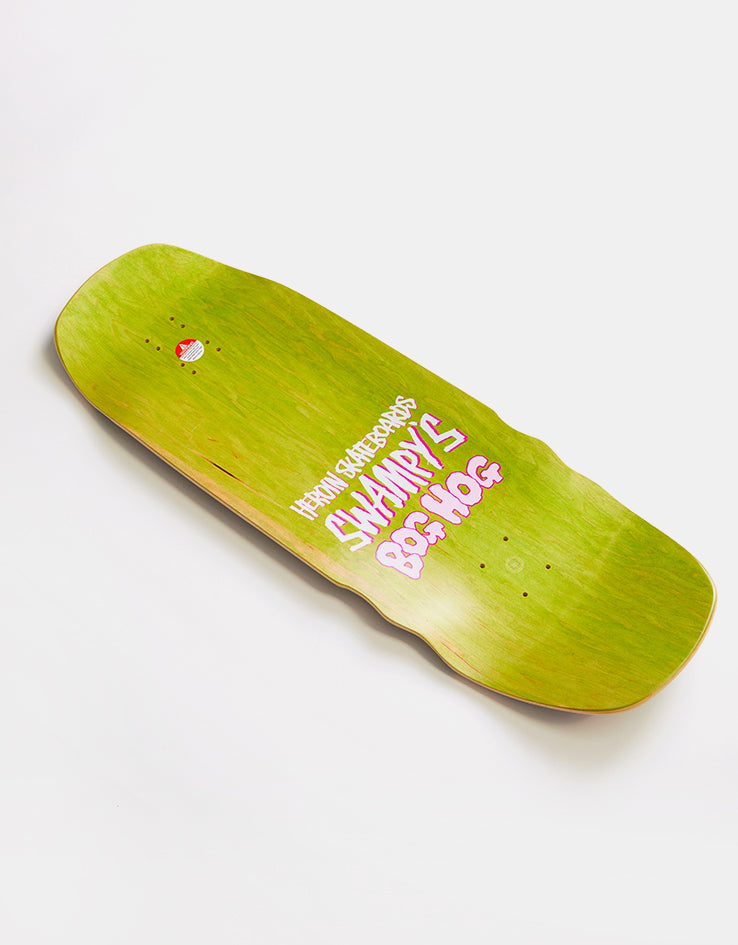Heroin Swampys Bog Hog Skateboard Deck - 10.75”