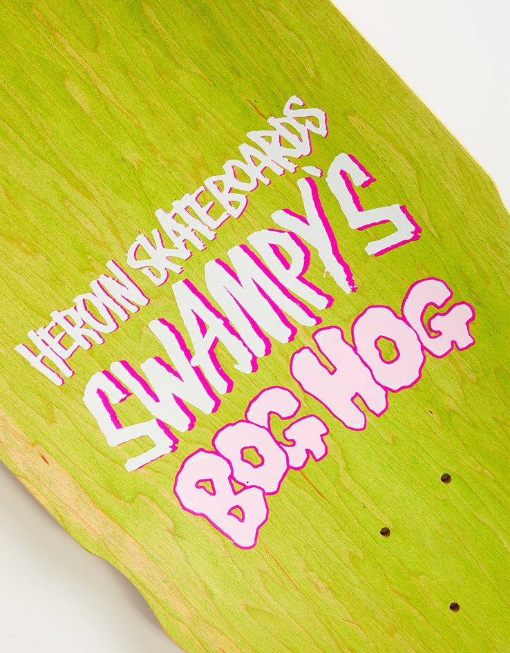 Heroin Swampys Bog Hog Skateboard Deck - 10.75”