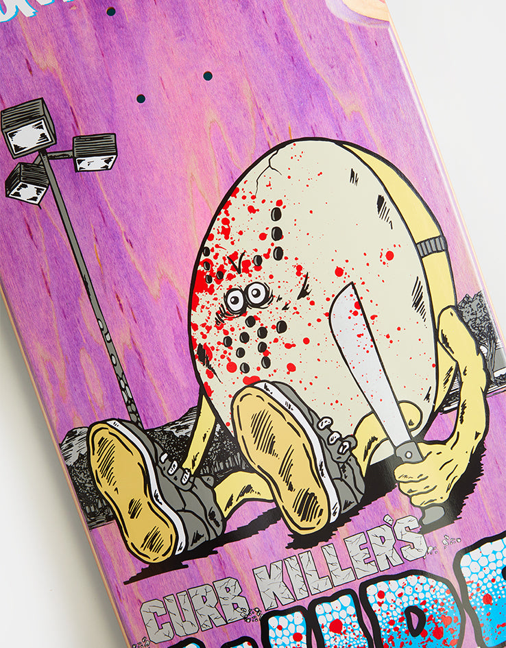 Heroin Curb Killer Wide Boy Skateboard Deck - 10.75”