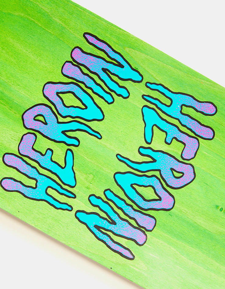 Heroin Seeing Double Shovel Skateboard Deck - 9.5”