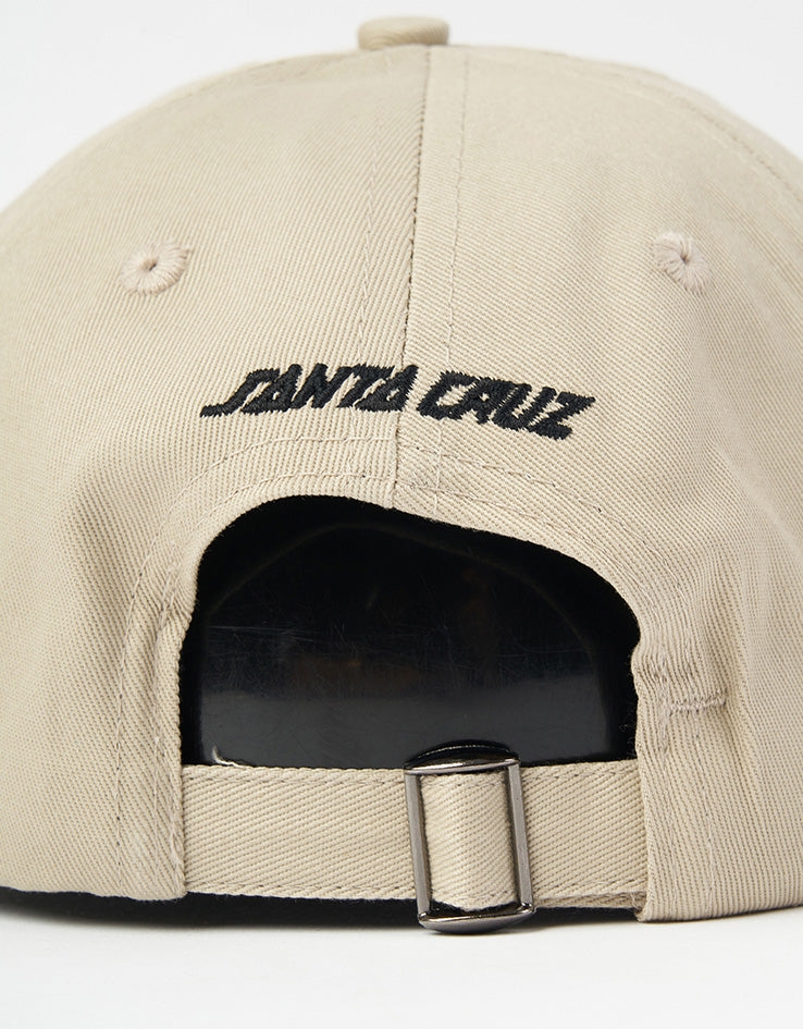 Santa Cruz Screaming Hibiscus Strapback Cap - Blond Wood