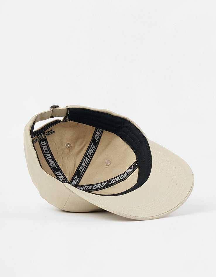 Santa Cruz Screaming Hibiscus Strapback Cap - Blond Wood