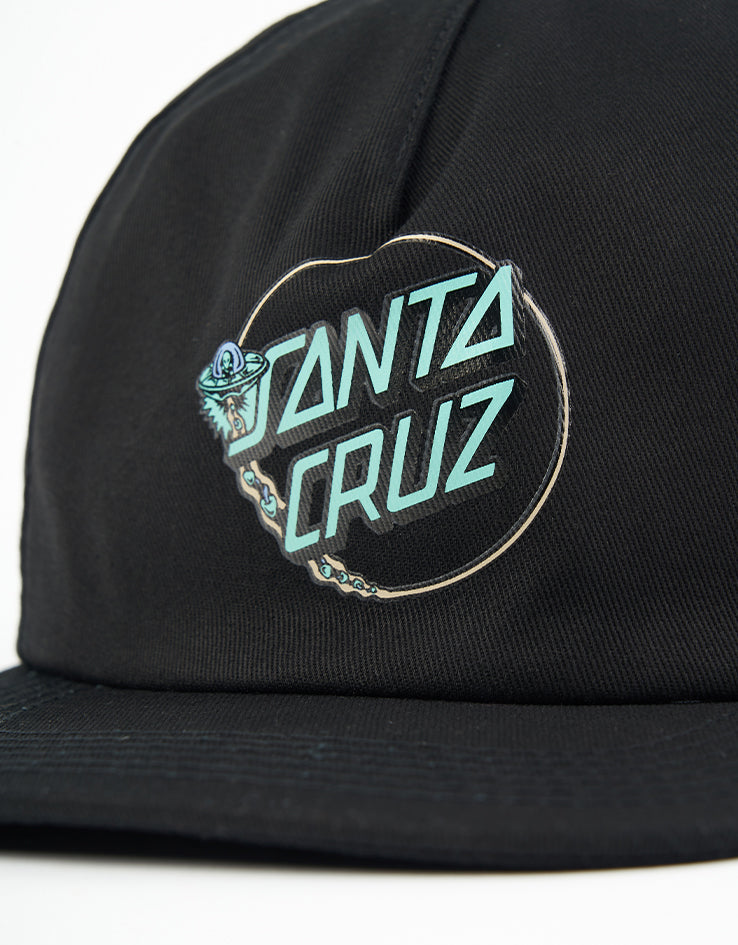 Santa Cruz Winkowski UFO Dot Snapback Cap - Black