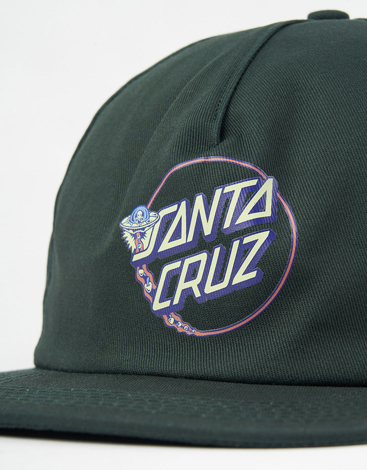 Santa Cruz Winkowski UFO Dot Snapback Cap - Cosmic Teal