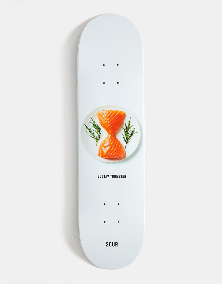Sour Gustav Salmon Skateboard Deck - 8"