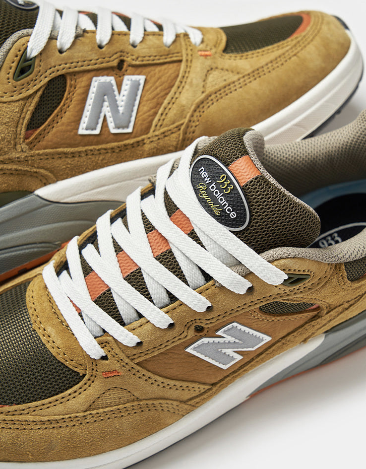 New Balance Numeric 933 Andrew Reynolds Skate Shoes - Camel/Dark Brown