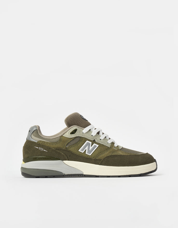 New Balance Numeric 933 Andrew Reynolds Skate Shoes - Olivine
