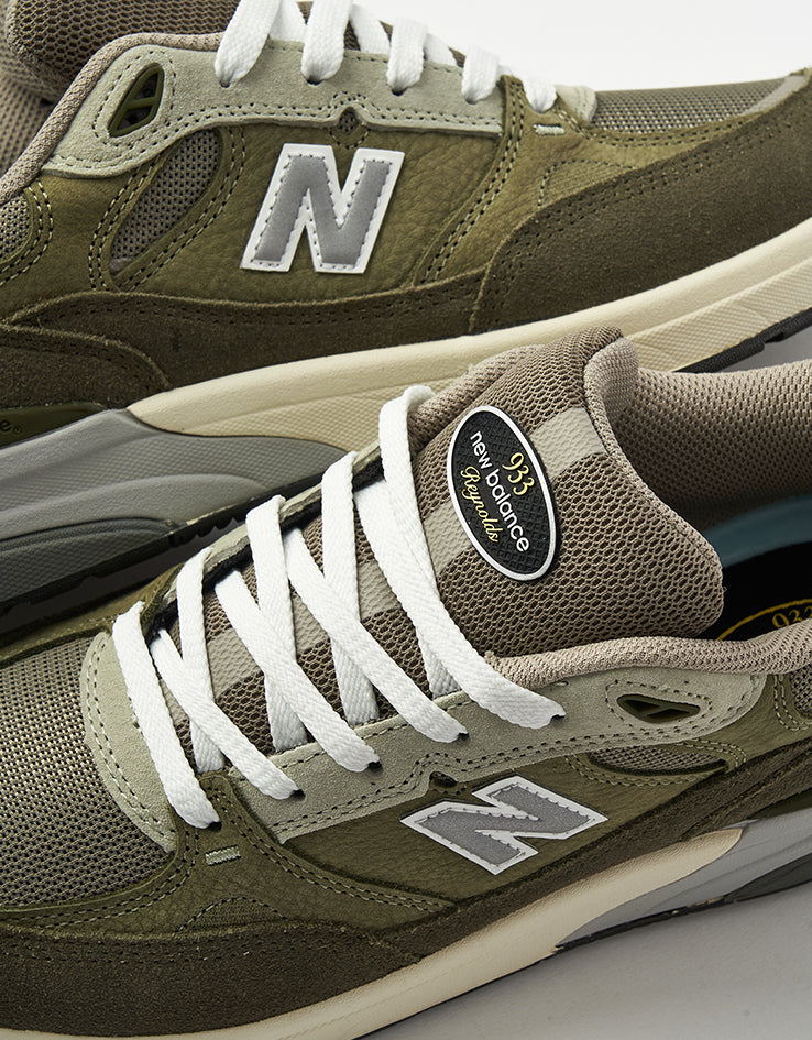 New Balance Numeric 933 Andrew Reynolds Skate Shoes - Olivine
