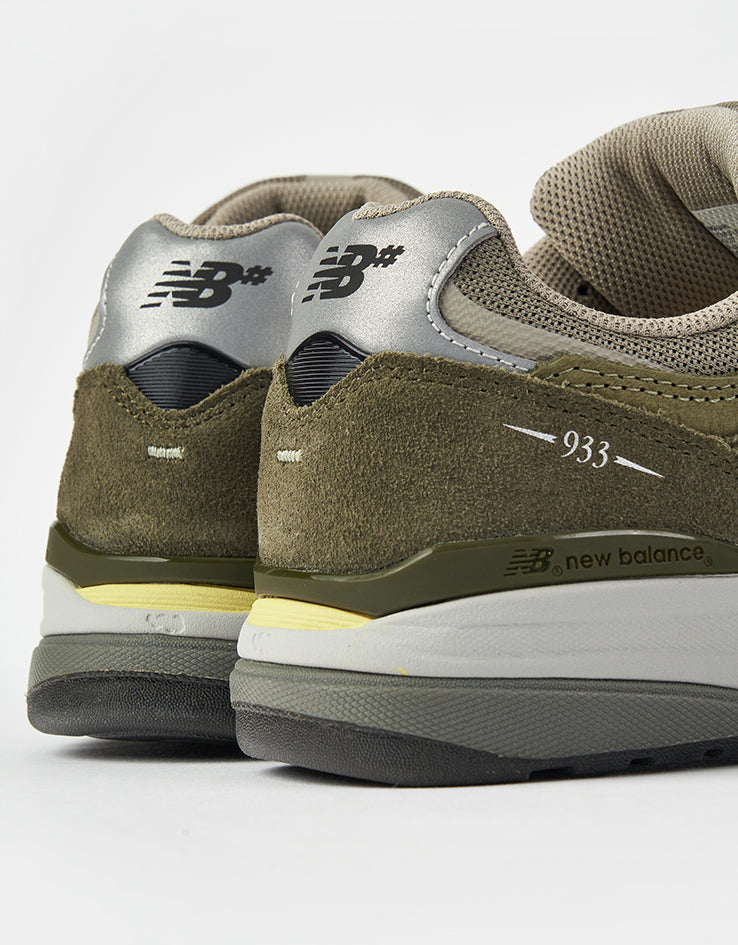 New Balance Numeric 933 Andrew Reynolds Skate Shoes - Olivine