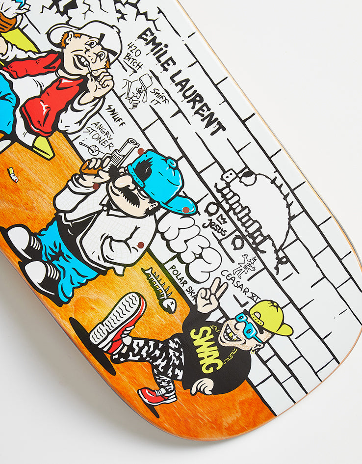 Polar Emile High School 'D1' Skateboard Deck - 9.25"