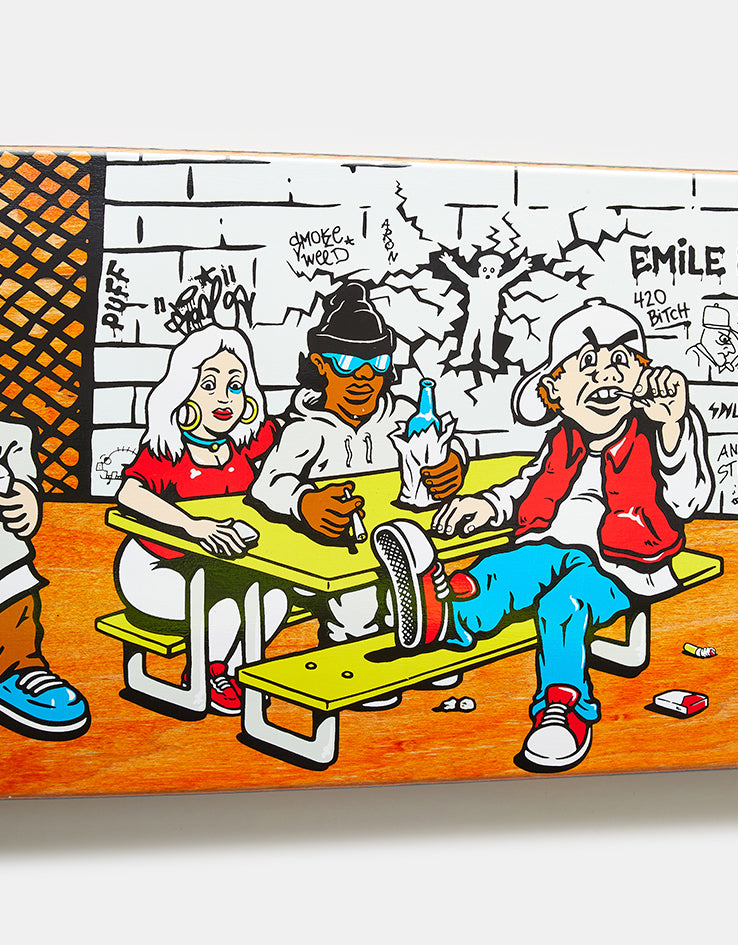 Polar Emile High School 'D1' Skateboard Deck - 9.25"