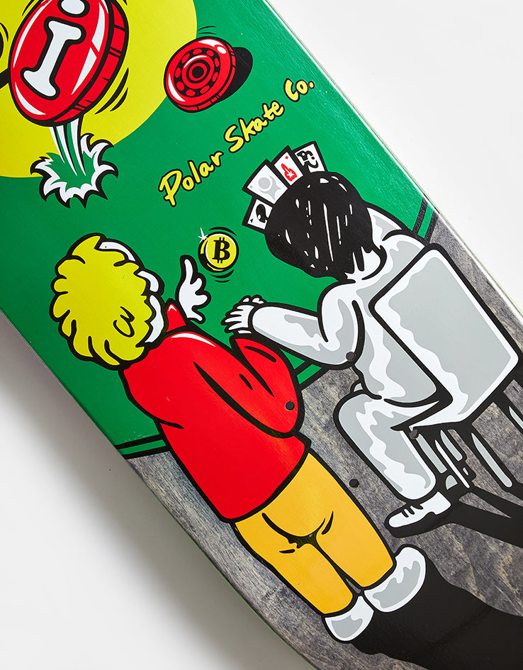 Polar Rozenberg Poker Face Skateboard Deck - 8.5"