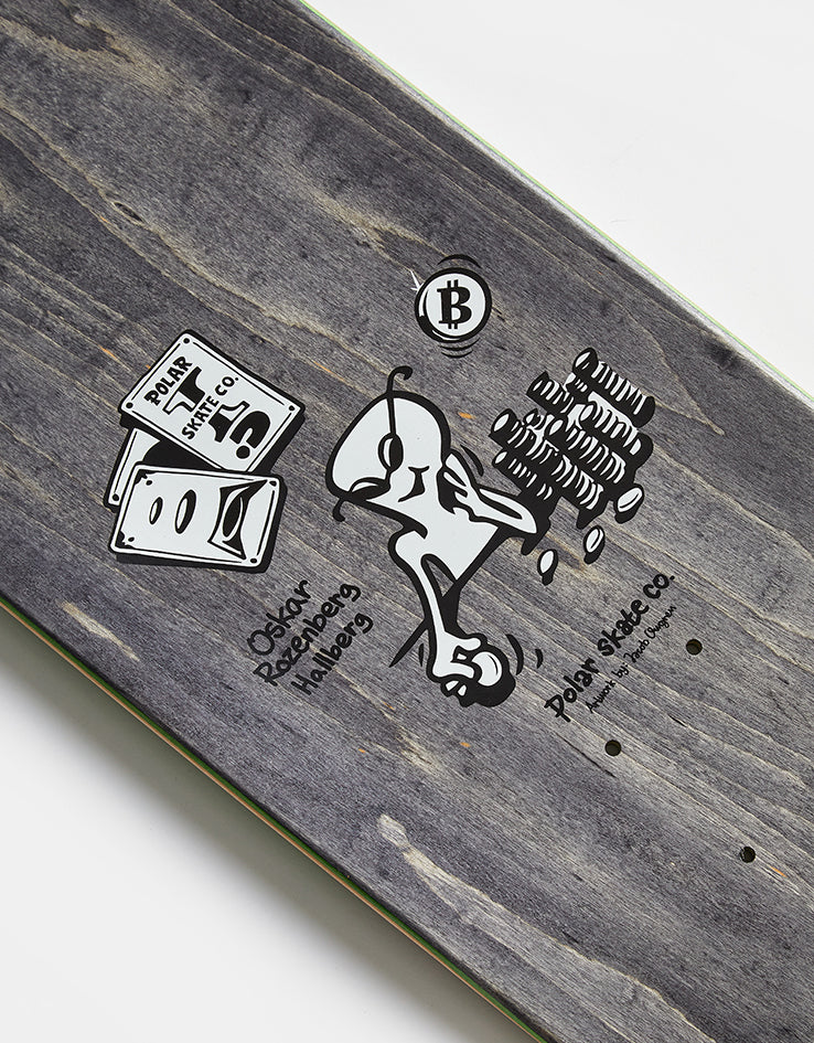 Polar Rozenberg Poker Face Skateboard Deck - 8.5"