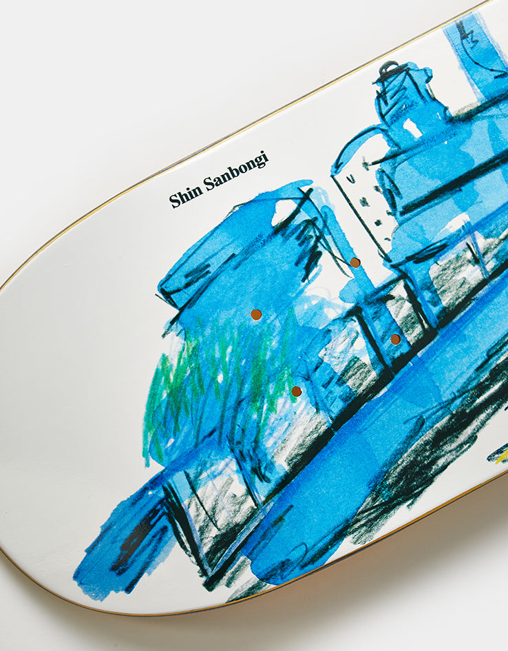 Polar Sanbongi Shin City 'SHORT' Skateboard Deck - 8.25"