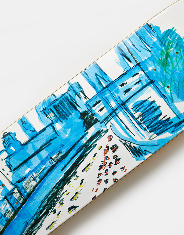 Polar Sanbongi Shin City 'SHORT' Skateboard Deck - 8.25"