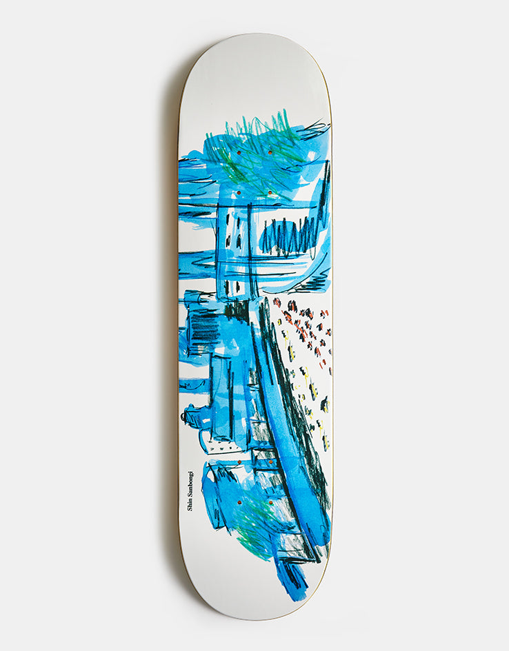 Polar Sanbongi Shin City 'SHORT' Skateboard Deck - 8.25"