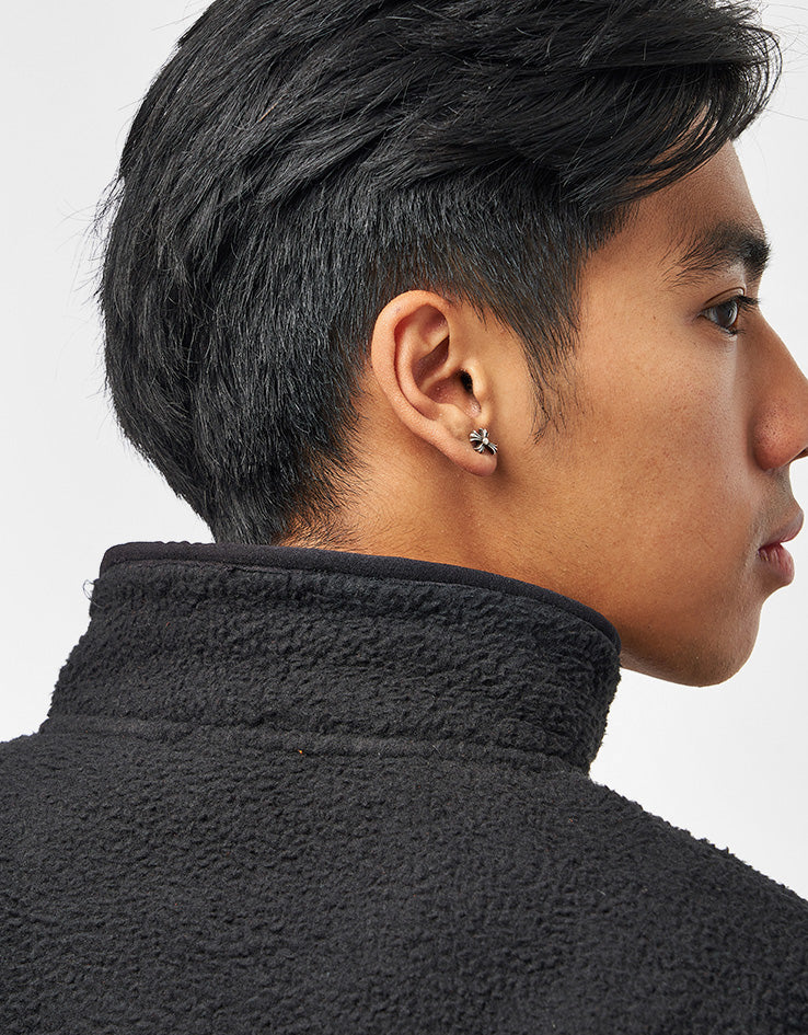 Route One Alpine Half Zip Fleece - Black/Orange