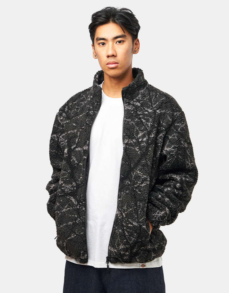 Route One Sharwa Fleece - Branch Camo (Black)