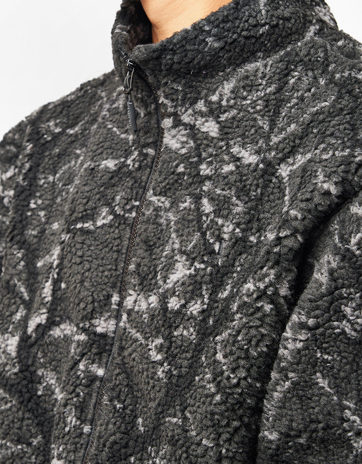 Route One Sharwa Fleece - Branch Camo (Black)