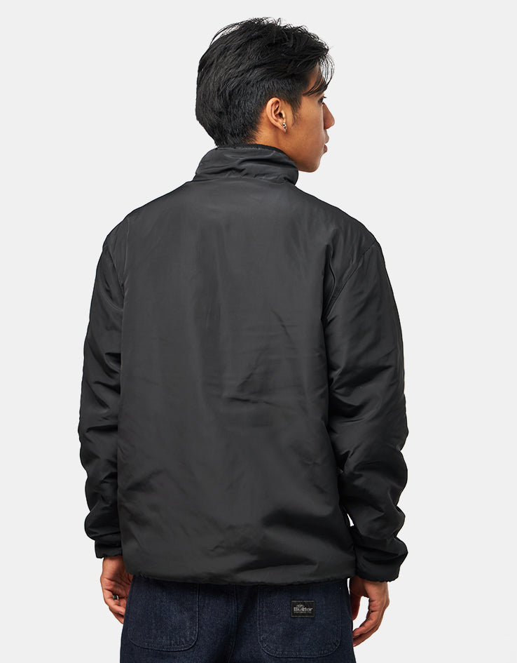 Route One Full Zip Reversible Fleece - Purple Velvet/Black