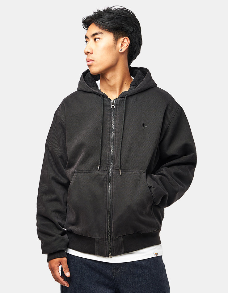 Route One Foundry Jacket - Washed Black (Canvas)