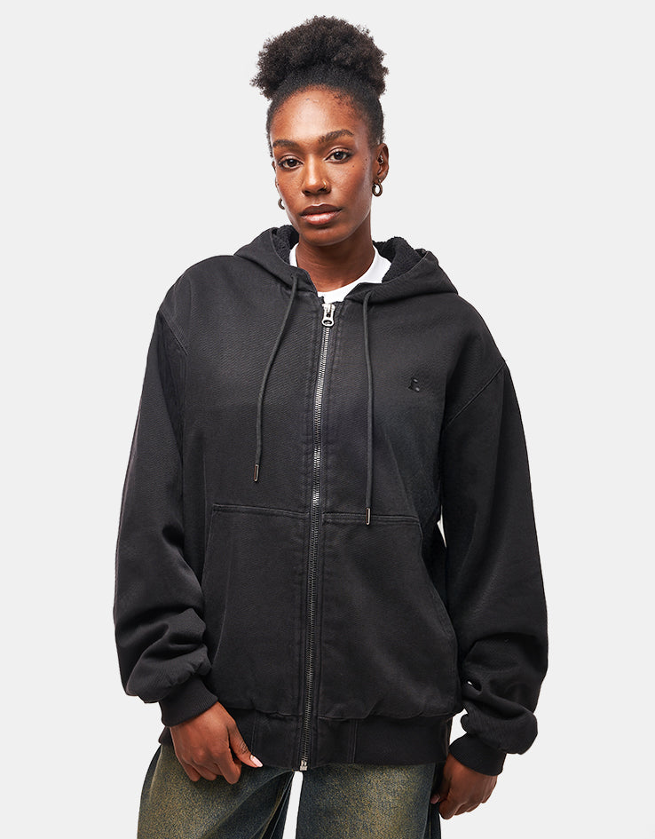 Route One Foundry Jacket - Washed Black (Canvas)
