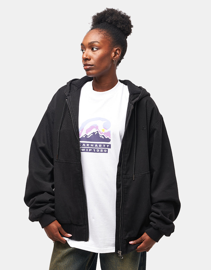 Route One Foundry Jacket - Washed Black (Canvas)