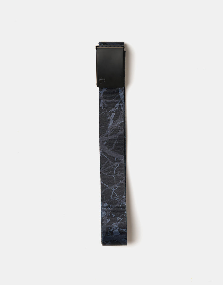 Route One Tree Camo Web Belt - Black