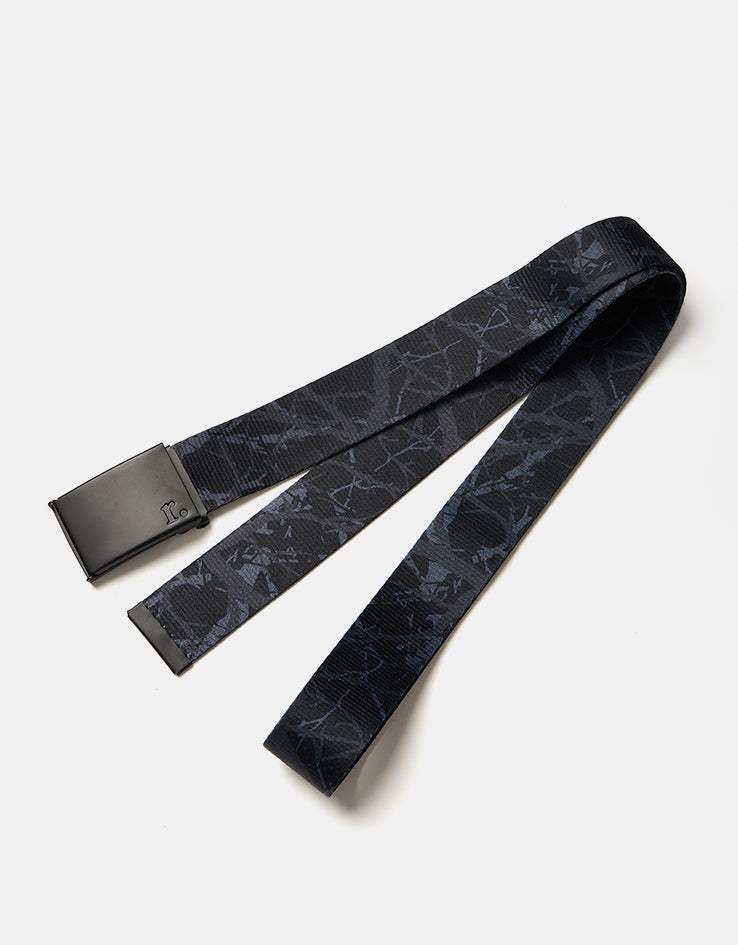 Route One Tree Camo Web Belt - Black