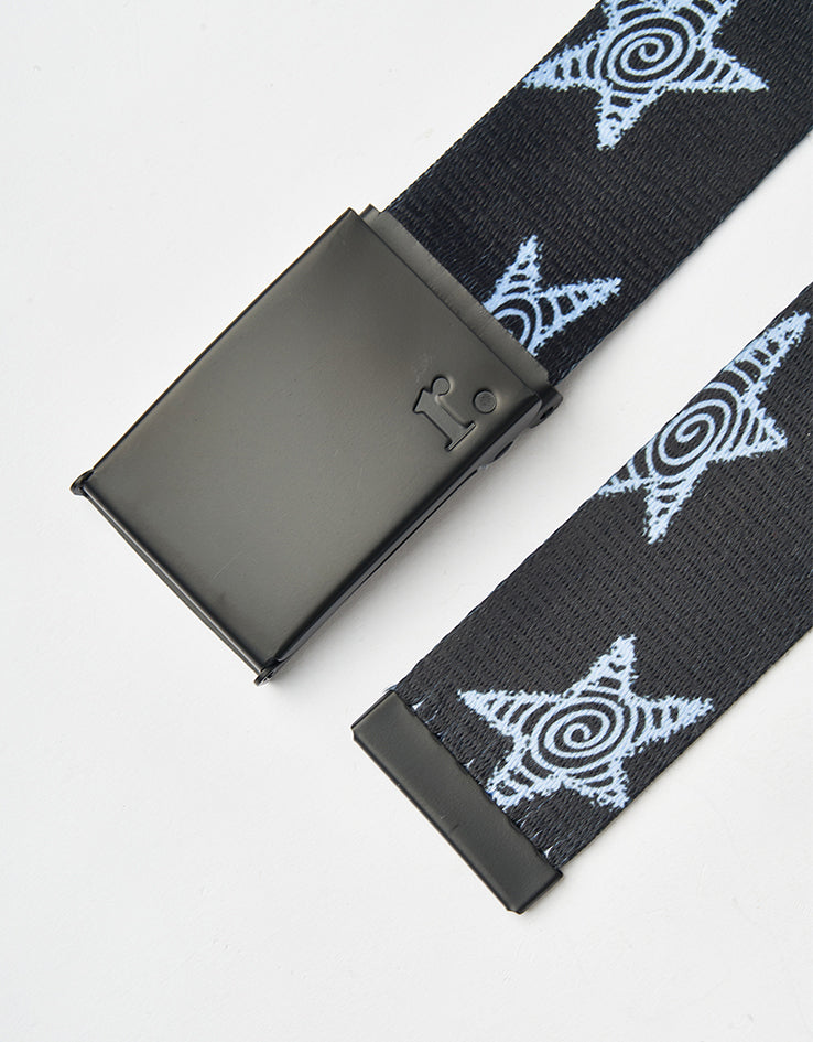 Route One Stars Web Belt - Black/Blue