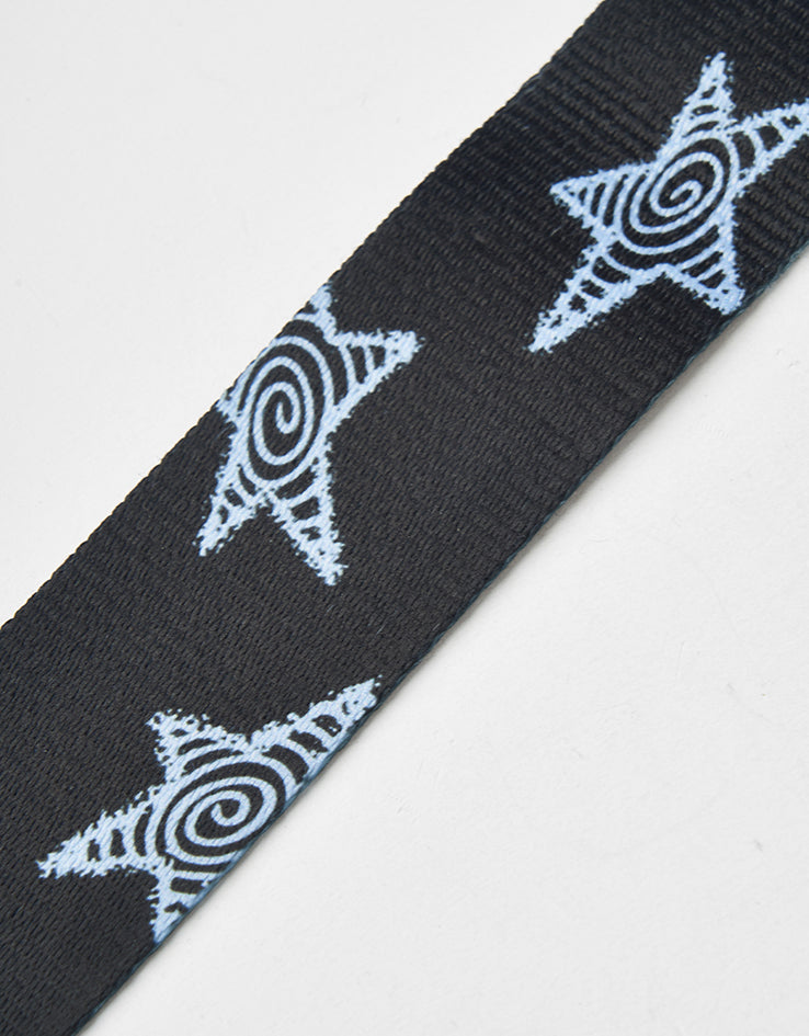 Route One Stars Web Belt - Black/Blue