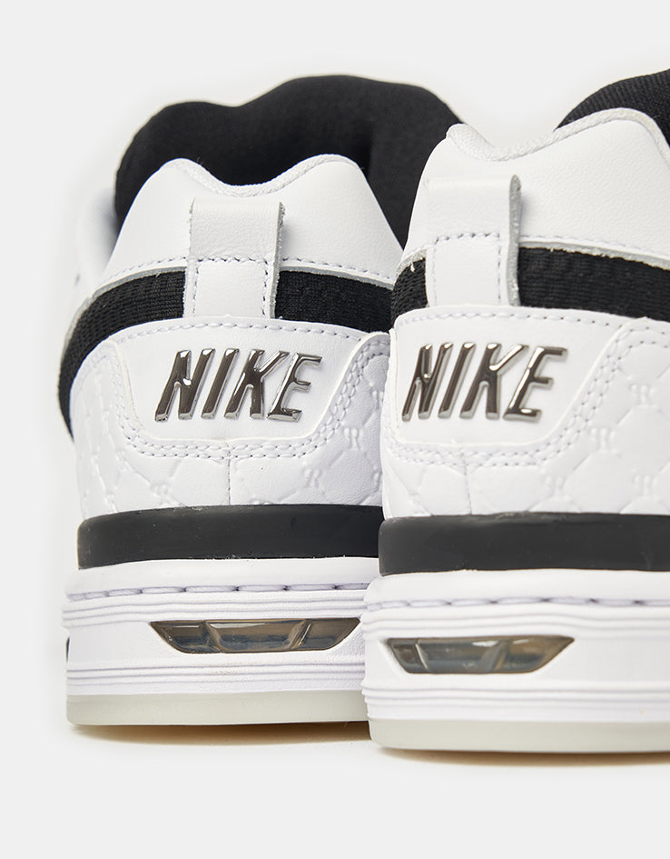 Nike SB Paul Rodriguez Zoom Air Low QS Skate Shoes - White/Black-White-Clear