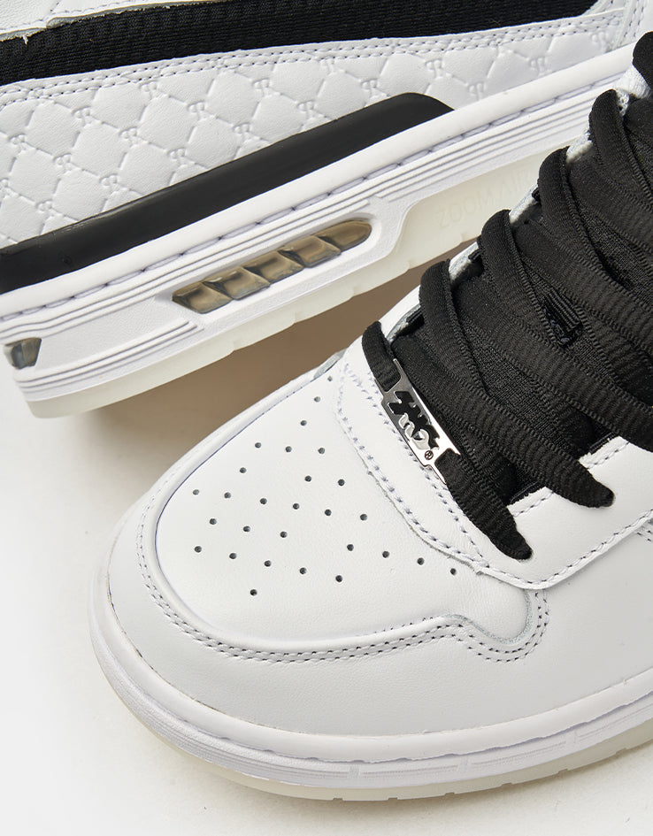 Nike SB Paul Rodriguez Zoom Air Low QS Skate Shoes - White/Black-White-Clear