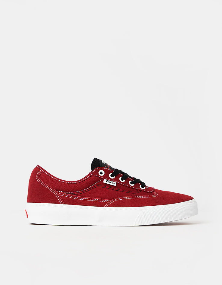 Vans Skate Curren Caples Shoes - Red/White