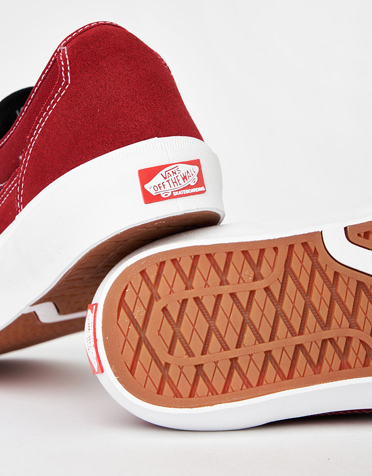 Vans Skate Curren Caples Shoes - Red/White