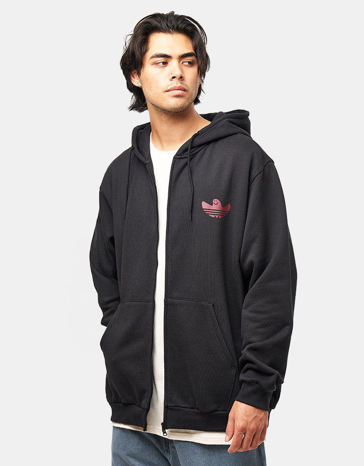 adidas Shmangry Zip Hoodie - Black/Shadow Red