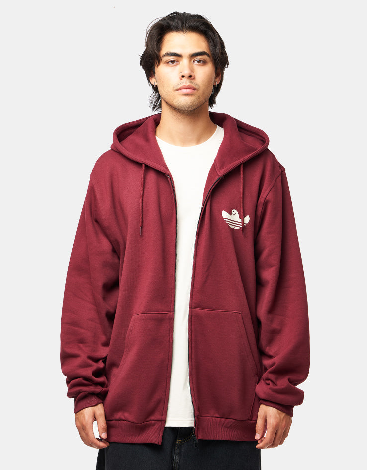 adidas Shmangry Zip Hoodie - Shadow Red/Alumina