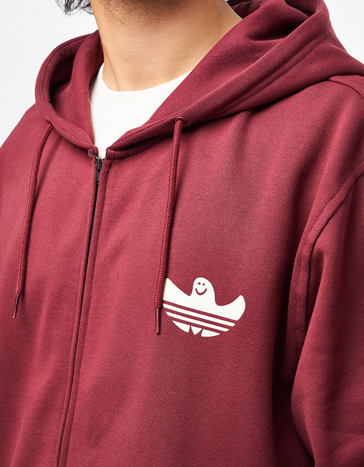 adidas Shmangry Zip Hoodie - Shadow Red/Alumina