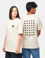 adidas Trefoil Shadow T-Shirt - Wonder White/Rustic Orange