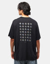 adidas Trefoil Shadow T-Shirt - Black/Olive Strata