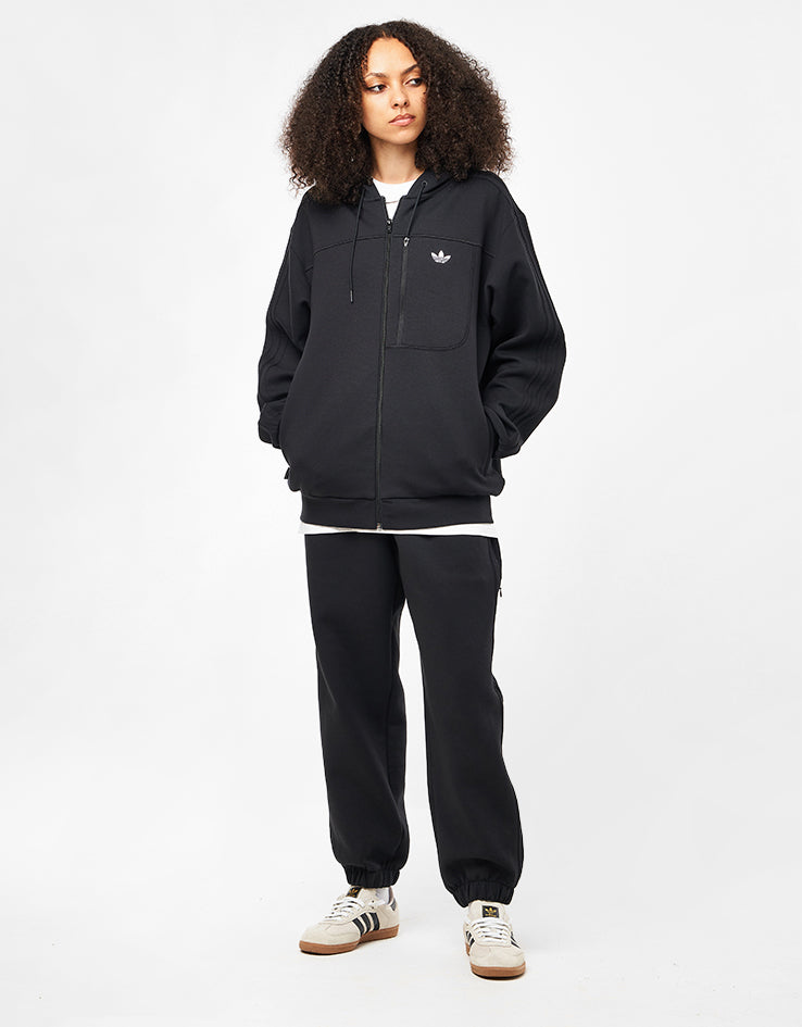 adidas Tech Fleece Jacket - Black/White