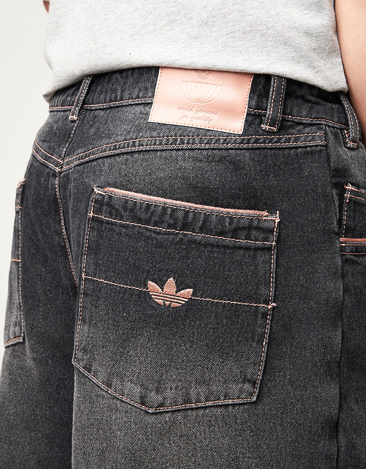 adidas x Tyshawn Denim Shorts - Black