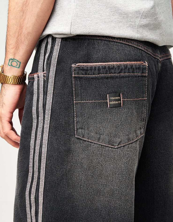 adidas x Tyshawn Denim Shorts - Black
