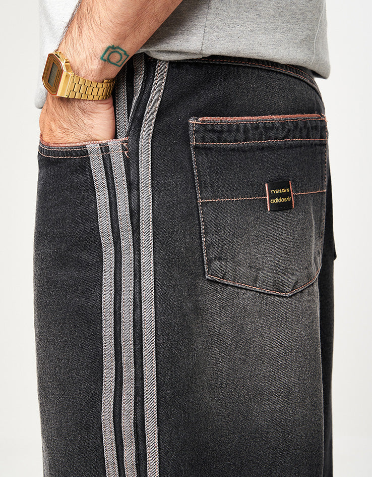 adidas x Tyshawn Denim Shorts - Black