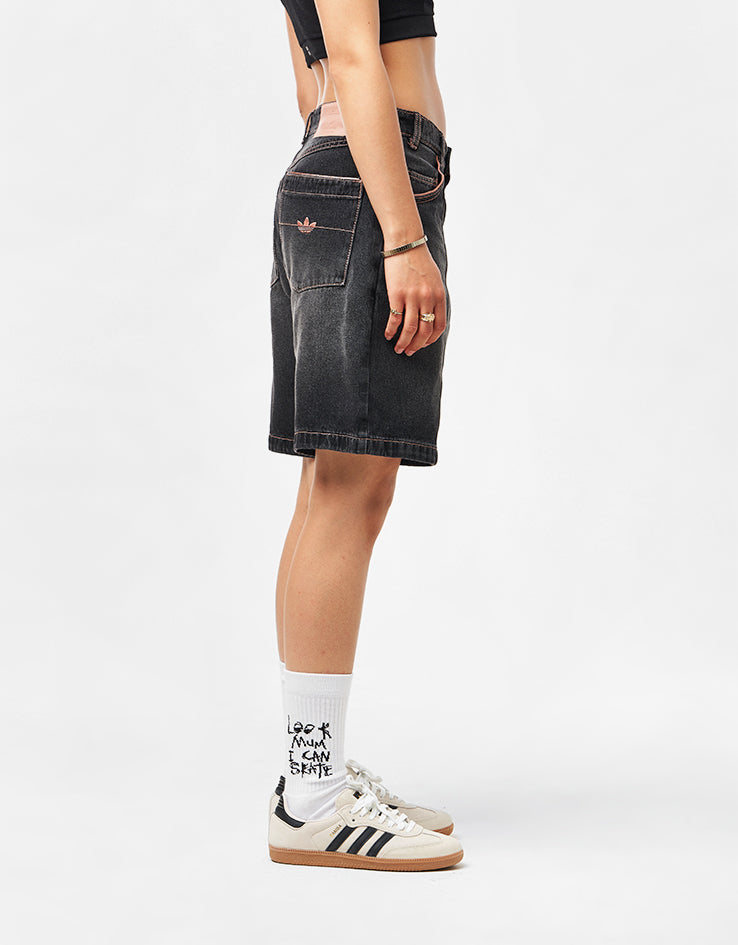 adidas x Tyshawn Denim Shorts - Black