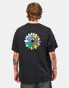 adidas Pinwheel Trefoil T-Shirt - Black/Crew Yellow