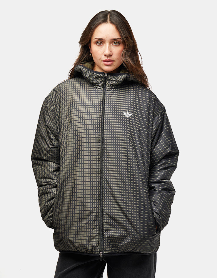 adidas Prima Bomber Jacket - Olive Strata/Black