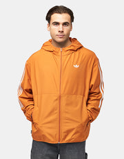 adidas Windbreaker Jacket - Rustic Orange/White
