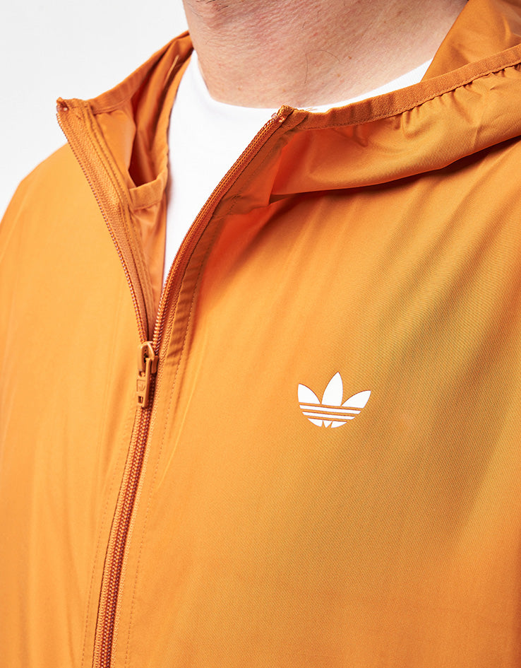 adidas Windbreaker Jacket - Rustic Orange/White
